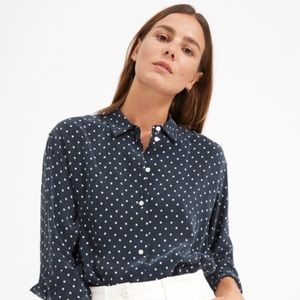 Everlane Polka Dot Oversized Shirt